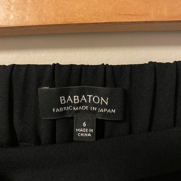 Aritzia Babaton Black Pull-on Dress Short - Picture 2 of 4